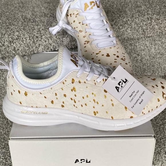 APL womens Phantom cream/gold 8.5 - Picture 2 of 3